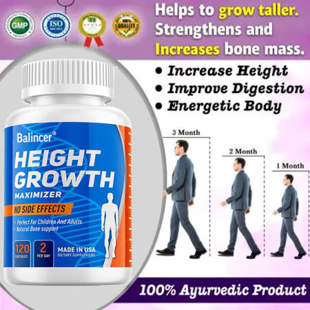 "Height Boost Organic Formulas by TallGrow"