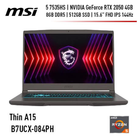 MSI Thin A15 B7UCX 15.6" FHD Gaming Laptop