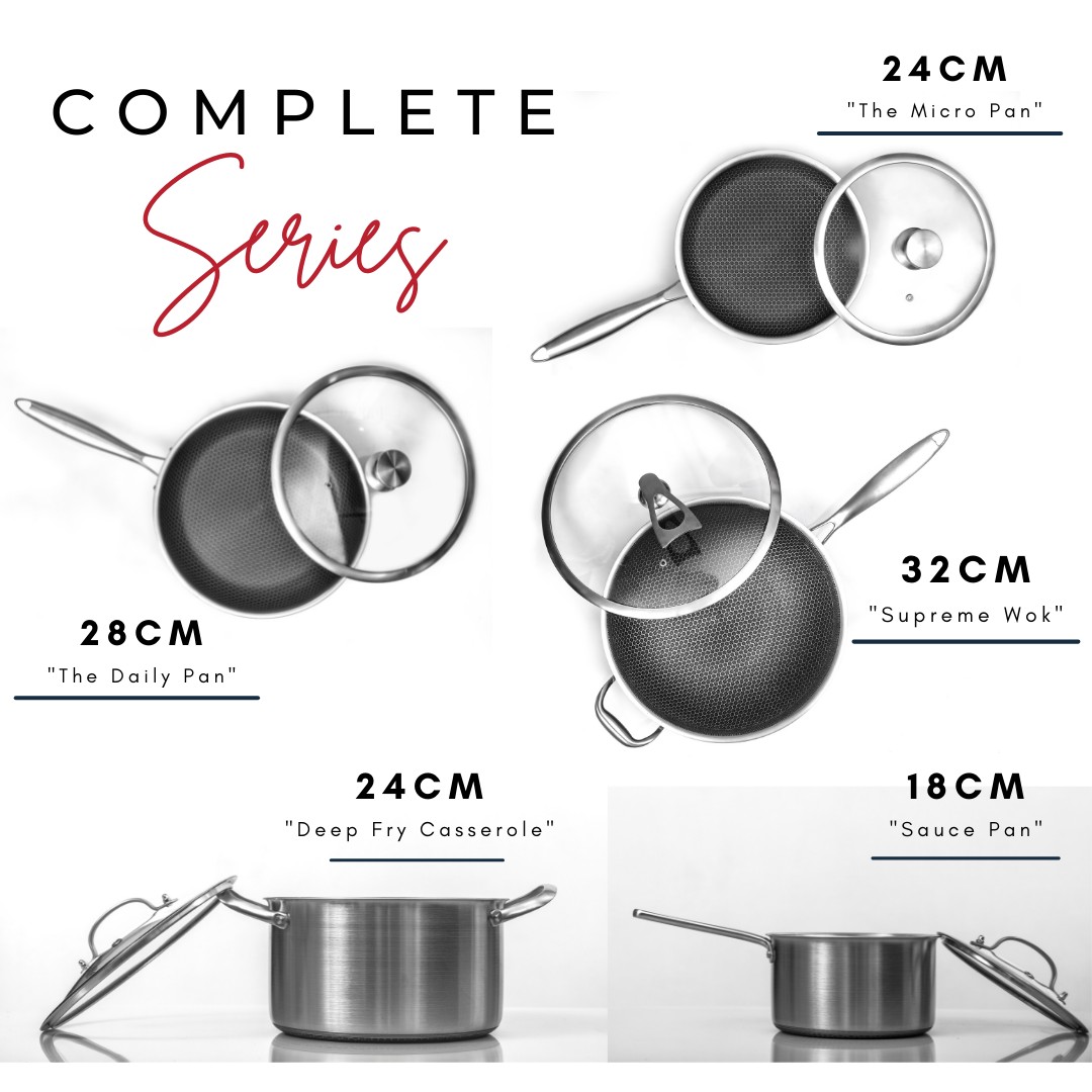 Nexware® Complete Series HYBRID Stainless Steel Cookware