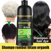 DEVNEN Herbal Black Hair Dye Shampoo - 5 Minute Color