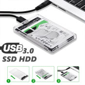 USB 3.0 Hard Drive Enclosure - Transparent Case (Brand name: )