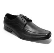 World Balance Waterproof Men's Black Formal Shoes