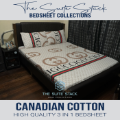 Suite Stack Premium Cotton Bed Sheet Collection - Cream
