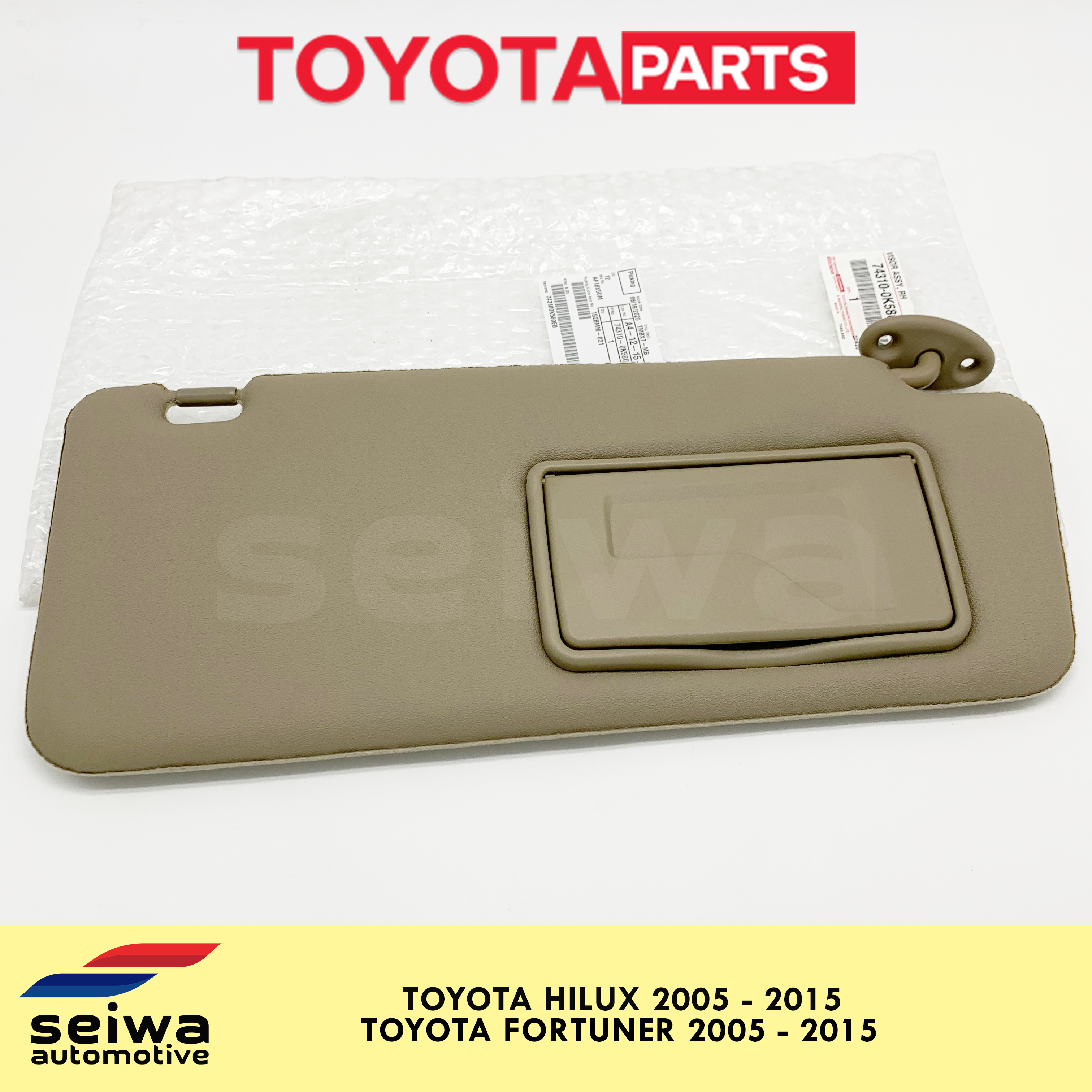 Fortuner deals sun visor