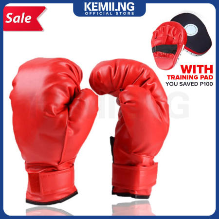 Kemilng Leather Boxing Gloves for Combat and Training