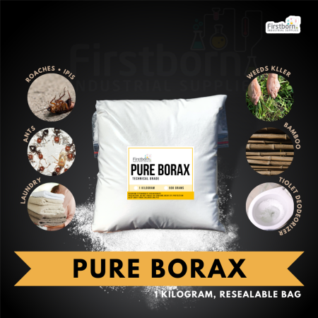 FIRSTBORN Borax Pure 1kg – All-Purpose Cleaner and Insecticide