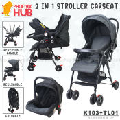Phoenix Hub 2-in-1 Baby Stroller and Car Seat