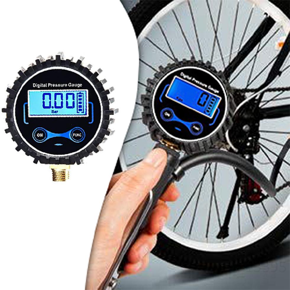 digital bike tire pressure gauge