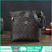 Tipidstore Korean Coach Kate leather crossbody bag sale branded