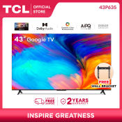 TCL 43 Inch 4K Smart Google TV - 43P635