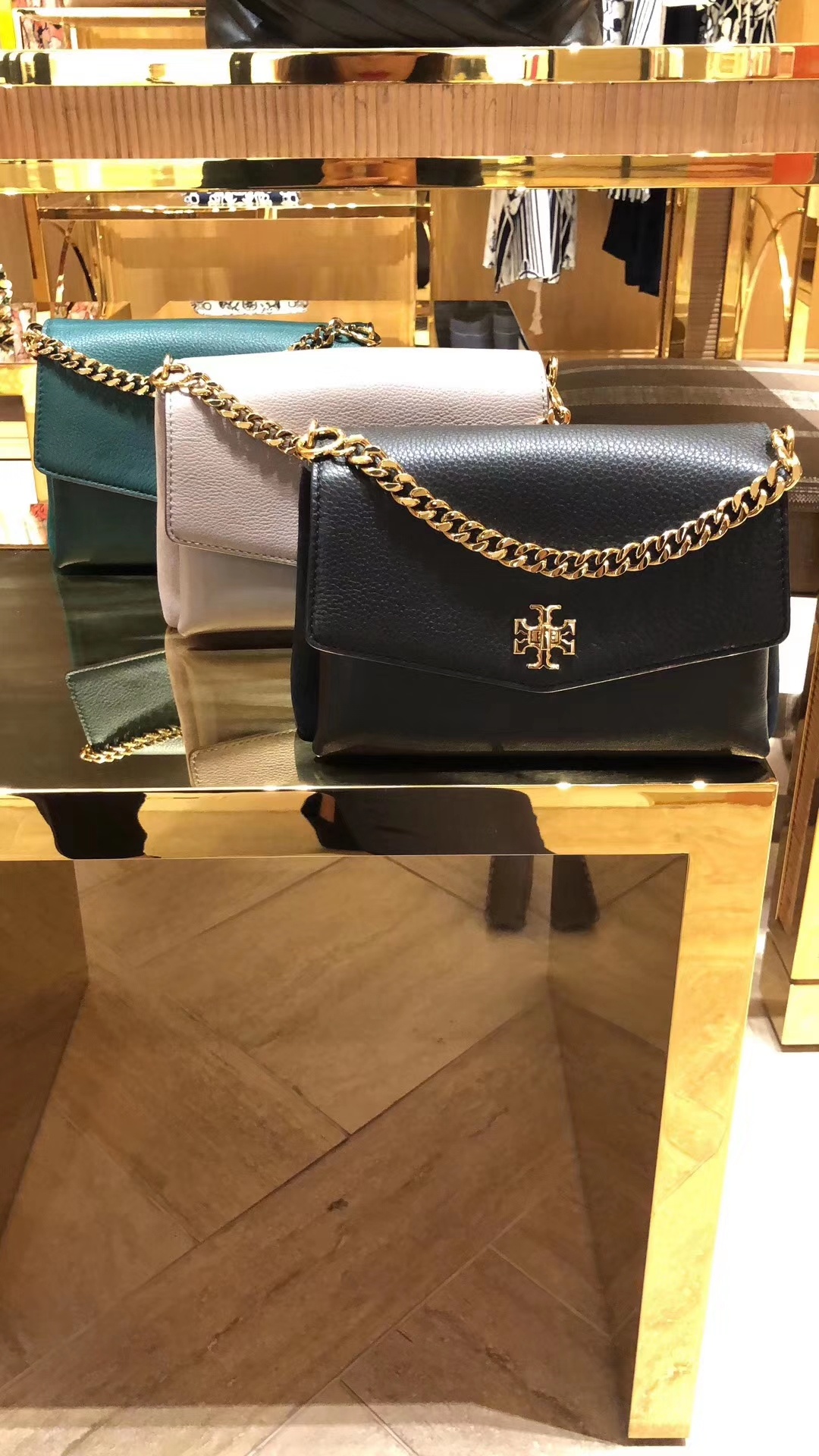 Tory Burch Kira Mixed Shoulder Bag