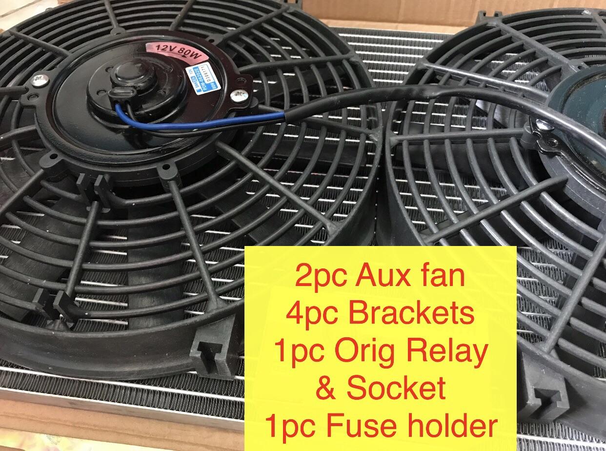 auxiliary fan for ac condenser