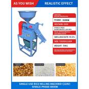 Multi functional rice milling machine Grain milling machine