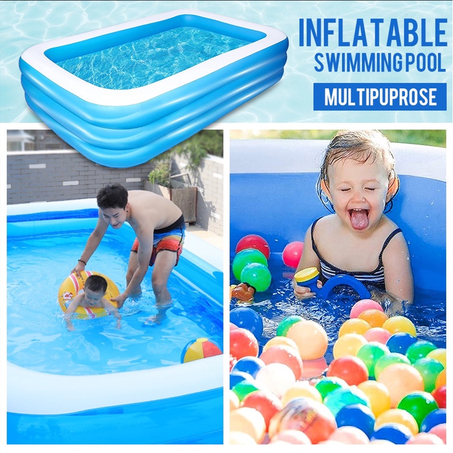 Lazada cheap inflatable pool