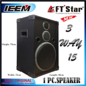 FT STAR NEW KS-1535/3 WAY 15 SPEAKER 1PC.SUBWOOFER SPEAKER