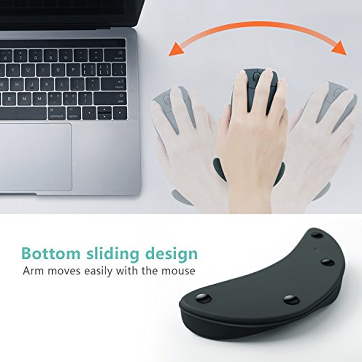 Office Mousepad With Gel Wrist Support Ergonomic Gaming - Temu
