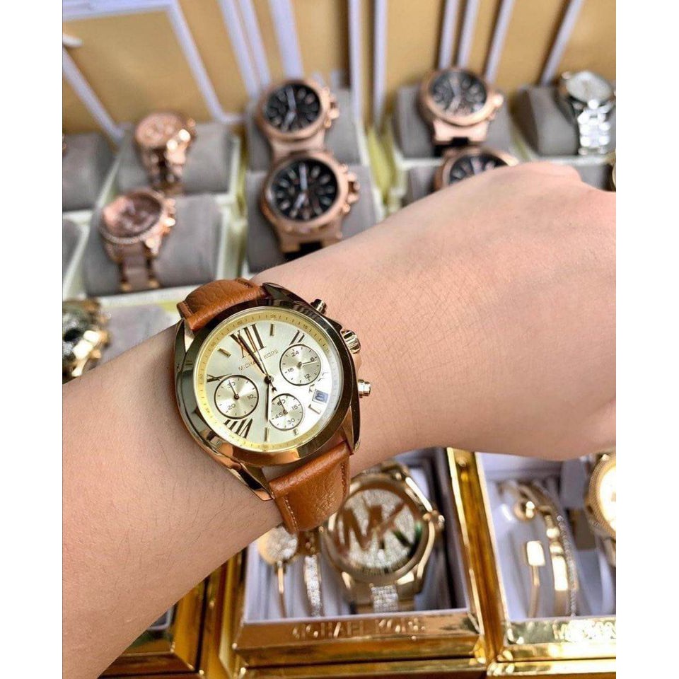 Mua Đồng Hồ Nữ Michael Kors Womens Jaycie ThreeHand White Leather Watch  MK2861 Màu Trắng Vàng  Michael Kors  Mua tại Vua Hàng Hiệu h065886