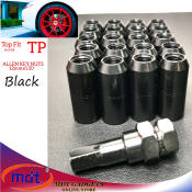 TOP FIT Steel Lug Nuts 12mm x 1.50 Allen Key Nuts