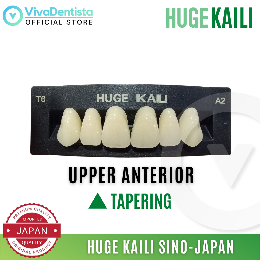 Kaili A2 Dental Teeth – 32-Piece Set T6 L6 – Synthetic Polymer Resin – 112Pcs Total
