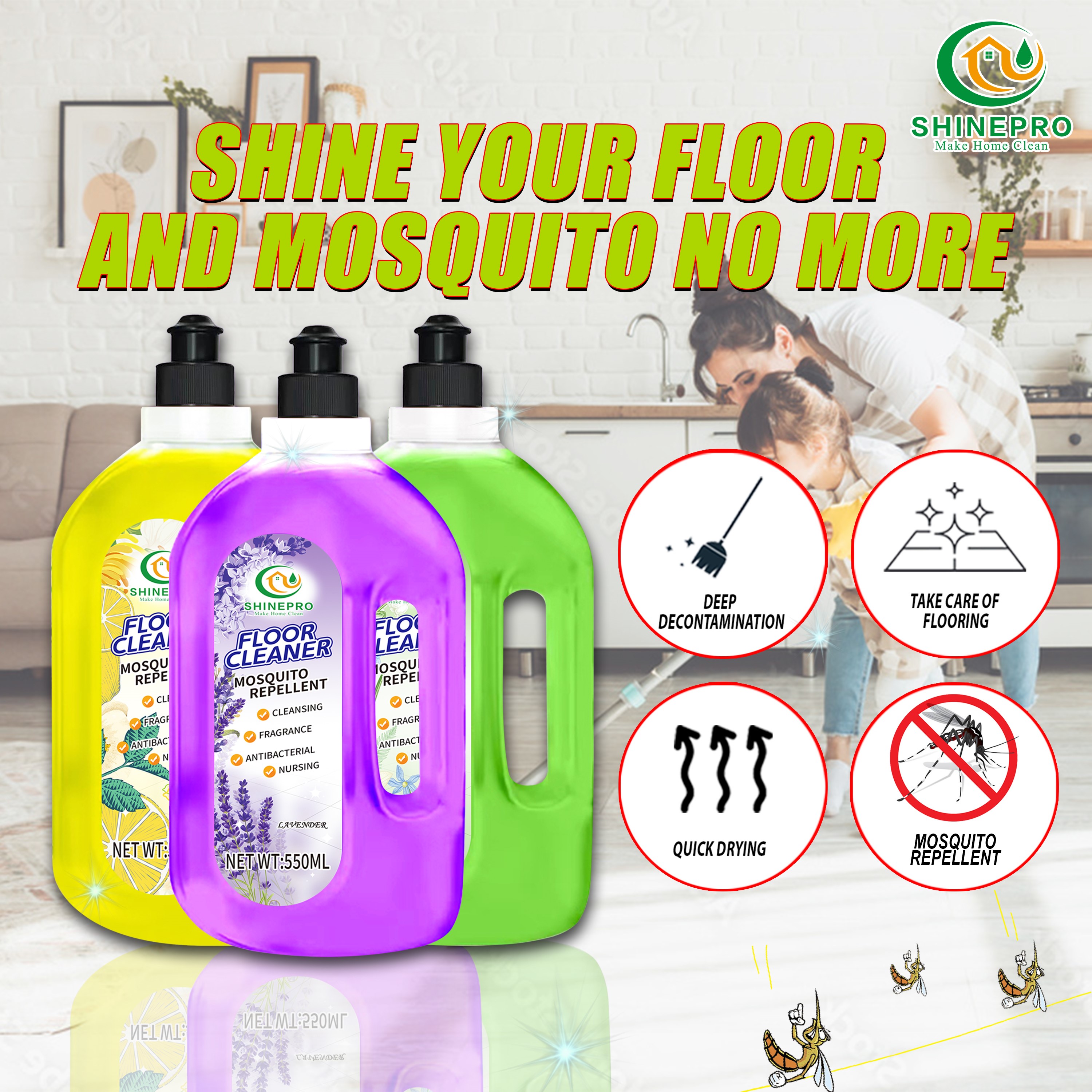 BUY1TAKE1 ORANGE SCENT SHINEPRO FLOOR CLEANER 99.9 antibacterial cleaning  agents suitable for different floorings multi-purposes Pouch Packaging  Floor Cleaner - Lazada | Lazada PH
