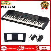 Yamaha PSR-273 61-Key Keyboard with Power Supply