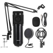 Pro Audio Condenser Mic Kit - Perfect for Recording & Broadcasting