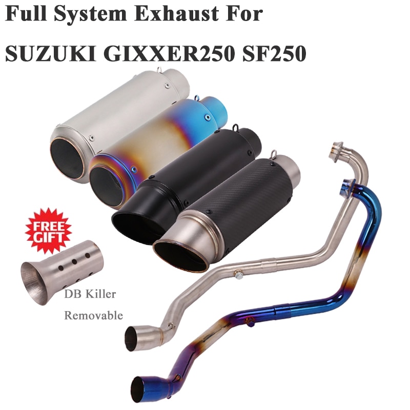 gixxer sf 250 exhaust