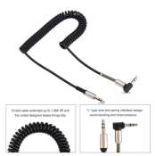 90 Degree Right Angle Flat Aux Cable Adapter, Generic Brand