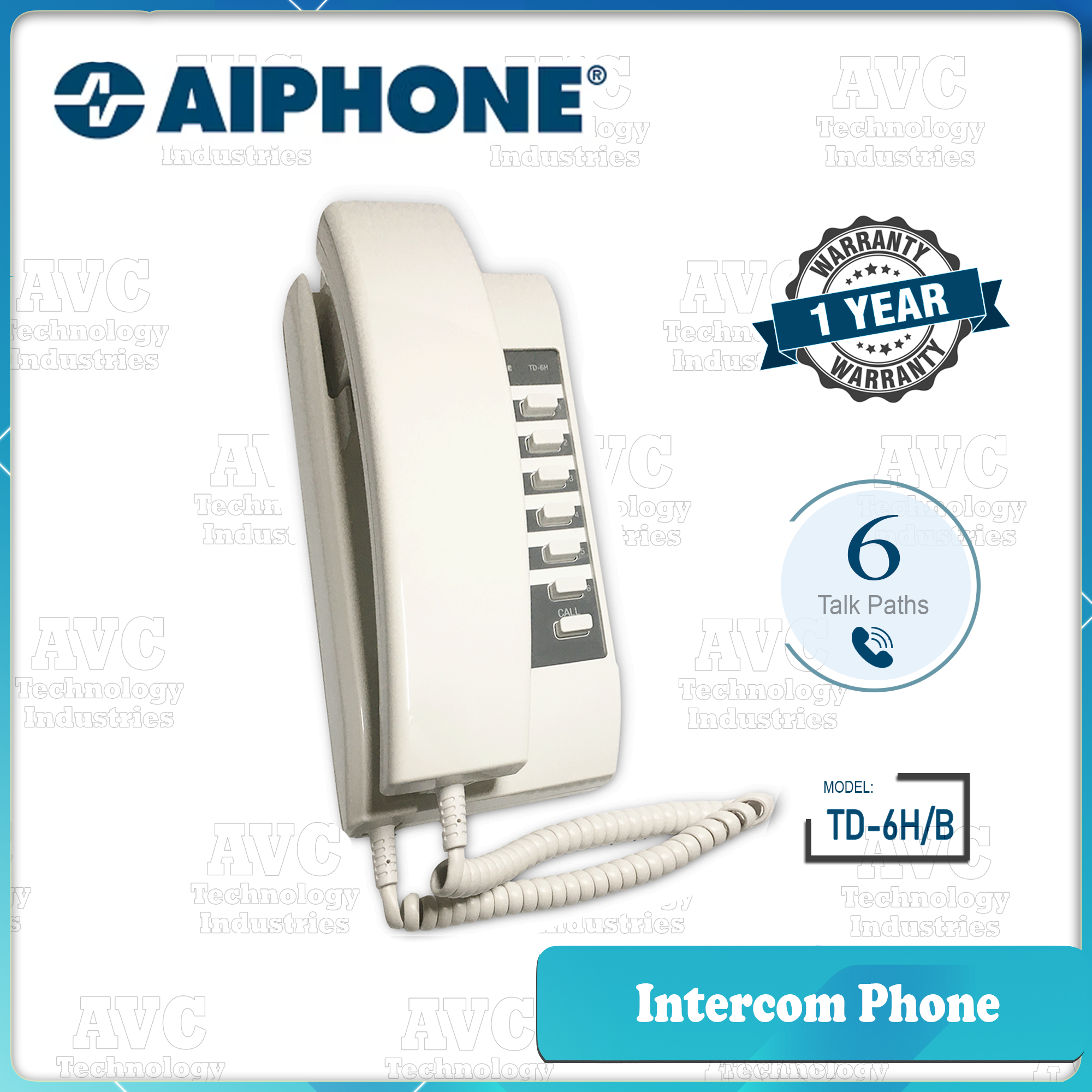 AIPHONE Intercom Phone TD-3H/B Lazada PH