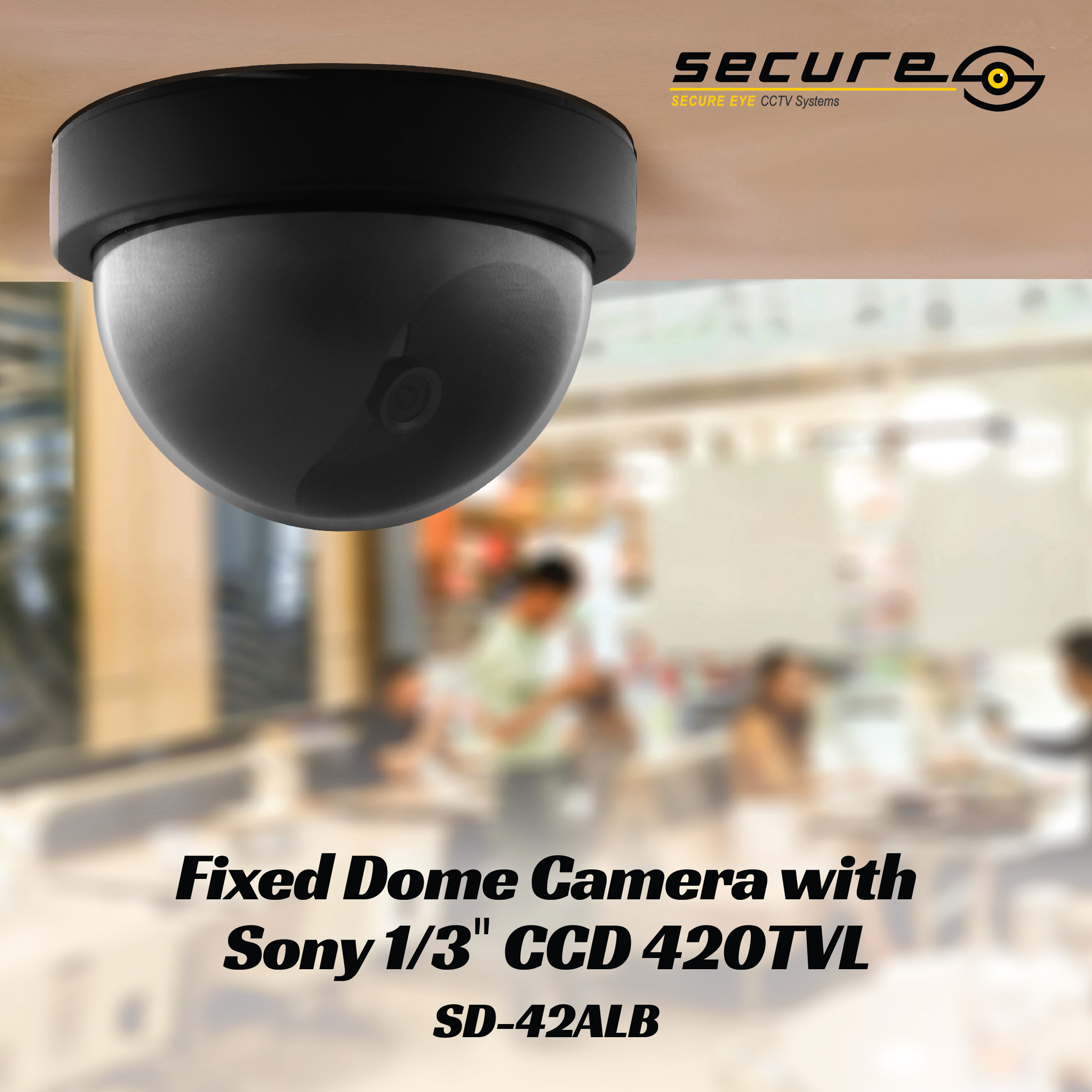 Dome Camera Sony Cctv Dvr Fixed Dome CCTV Camera With Sony 1/3