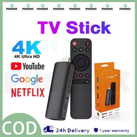 4K Chromecast TV Stick with Android 10 Voice Control