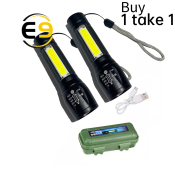 XPE + POLICE Mini LED Flashlight: Buy 1 Get 1 Free