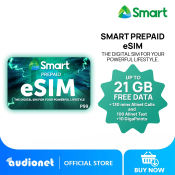 Smart Prepaid eSIM with 21GB Data, Calls, Texts, and GigaPoints