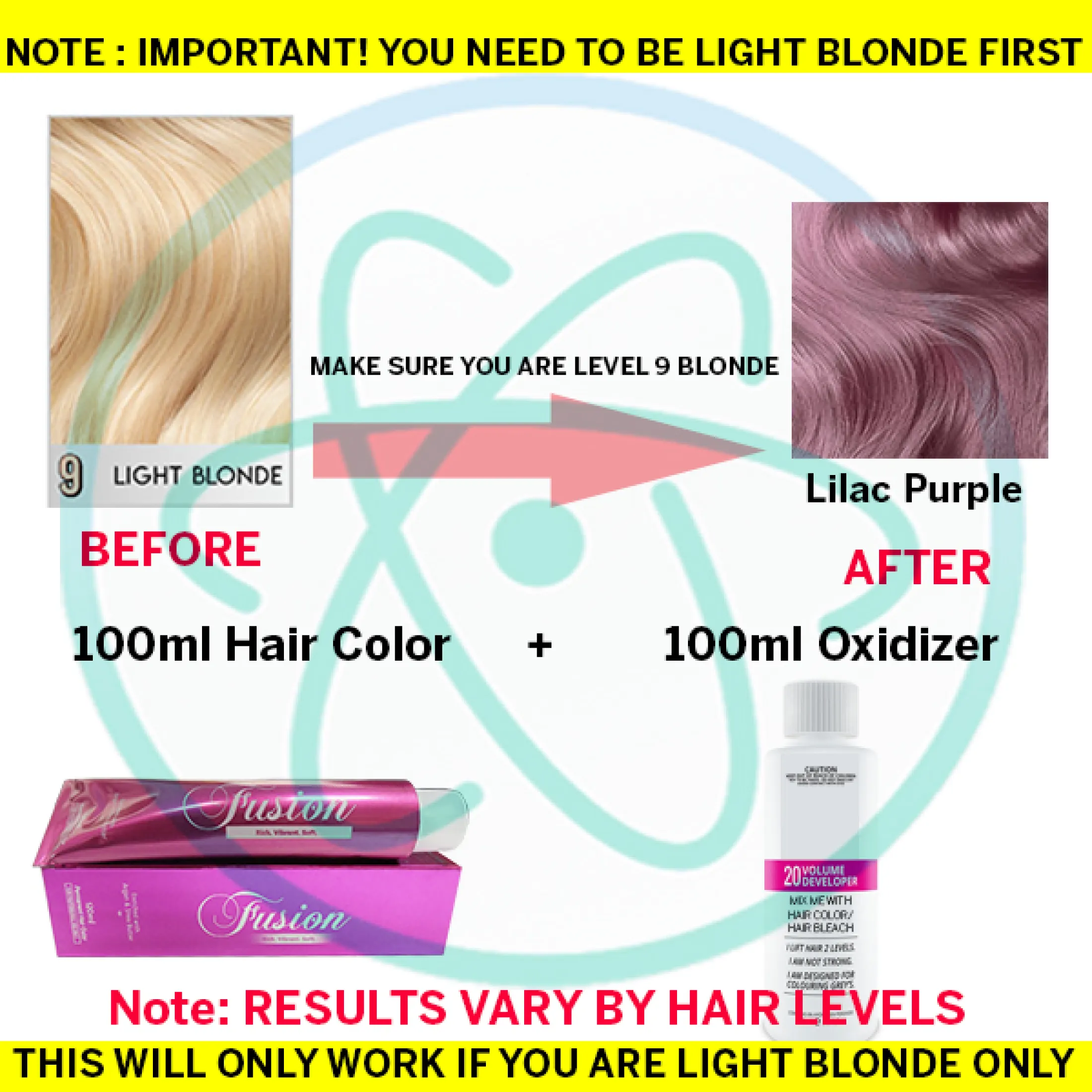 Dusty Lavender Fashion Hair Coloring F10 60 Lilac Purple Hair Color Bleaching Required Lazada Ph