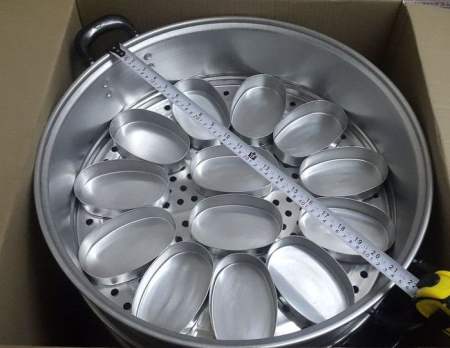 45CM 3-Layer Aluminum Steamer - Perfect for Small Businesses