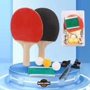 Table Tennis Racket Finished Pingpong Rackets 2 Pimples 3table tennis 2 iron tabletop brackets