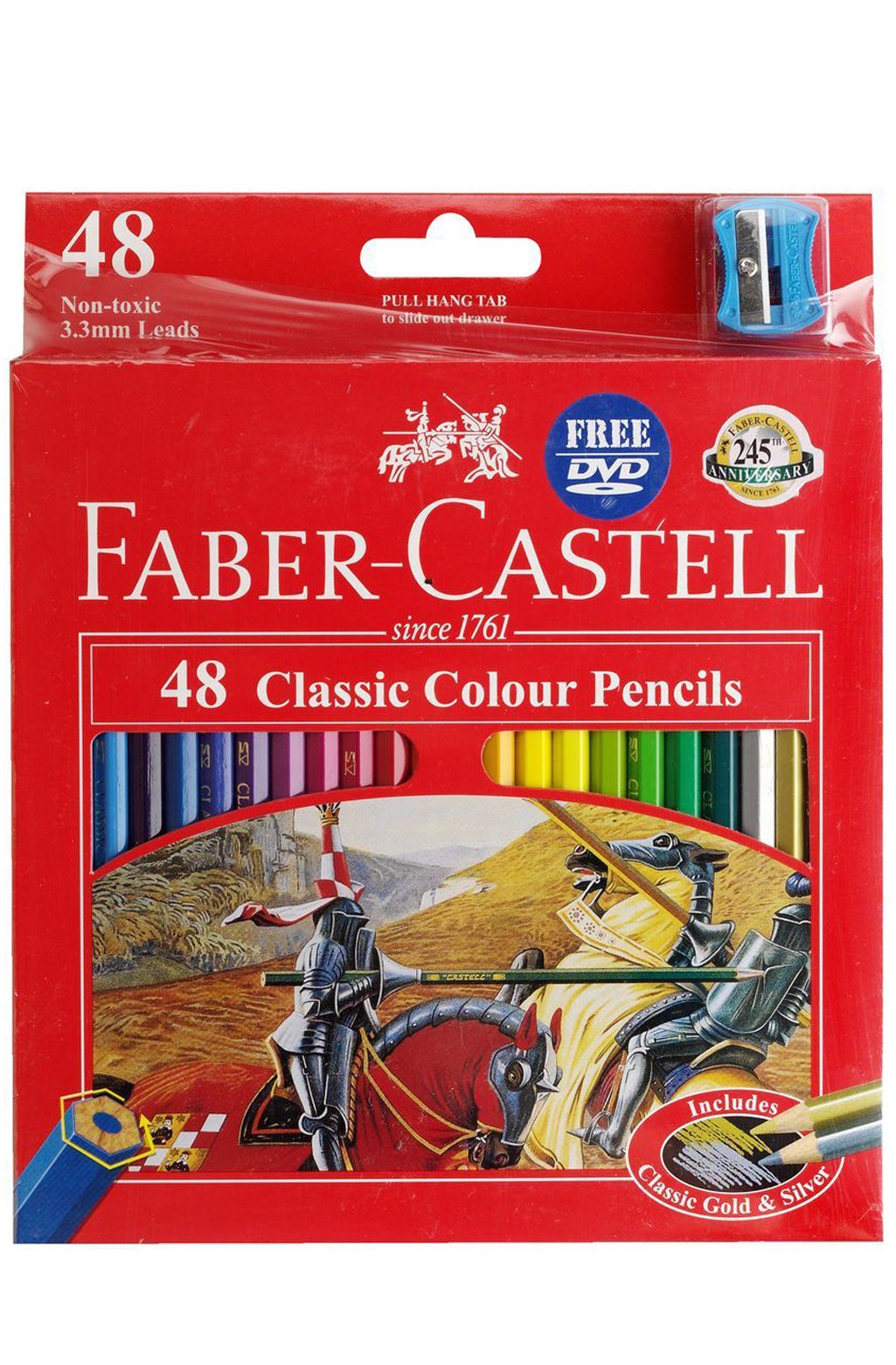 Faber Castell Colored Pencil Classic 12115858 48 Colors Long - Arts &  Crafts Supplies