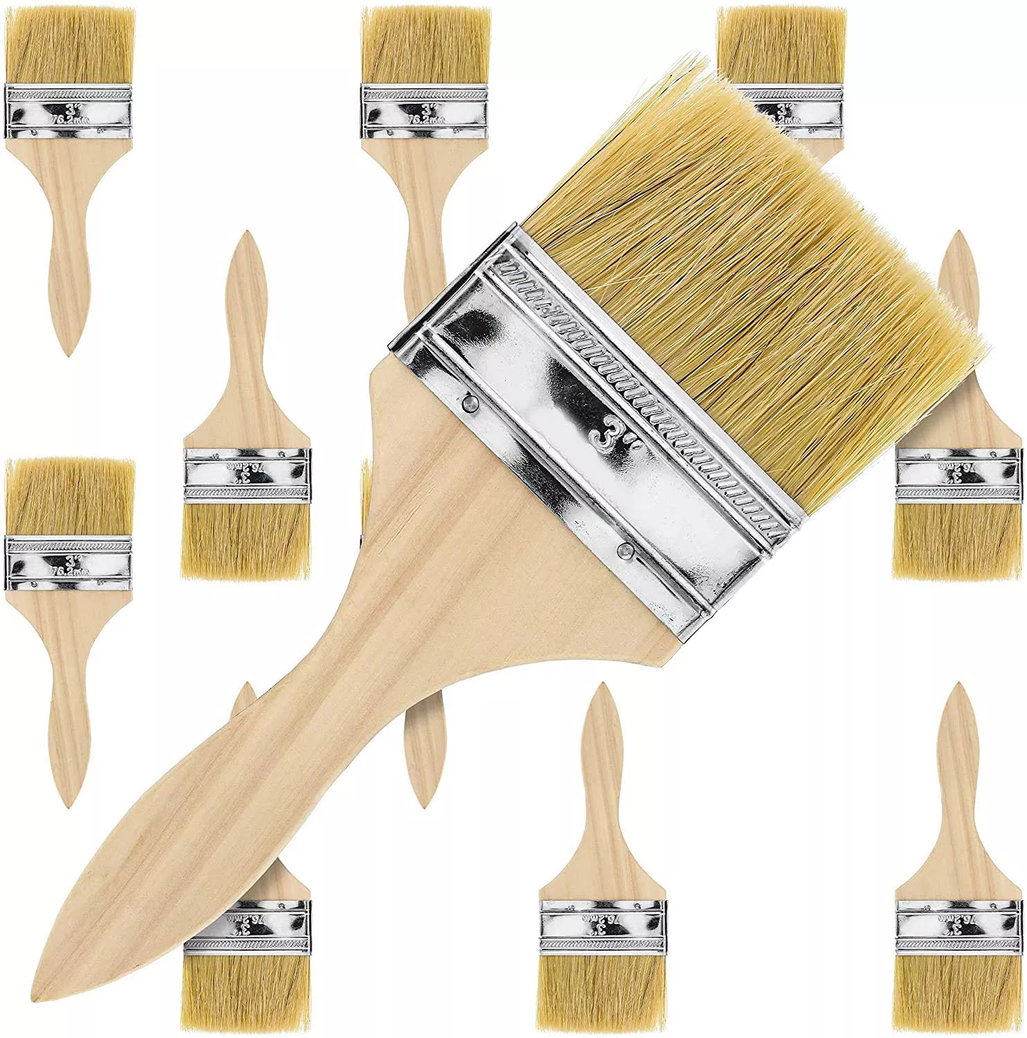 Paint Brushes - 3ea - Paint Brush Set - Temu Philippines