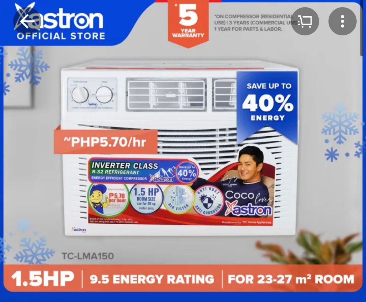 astron r32 aircon