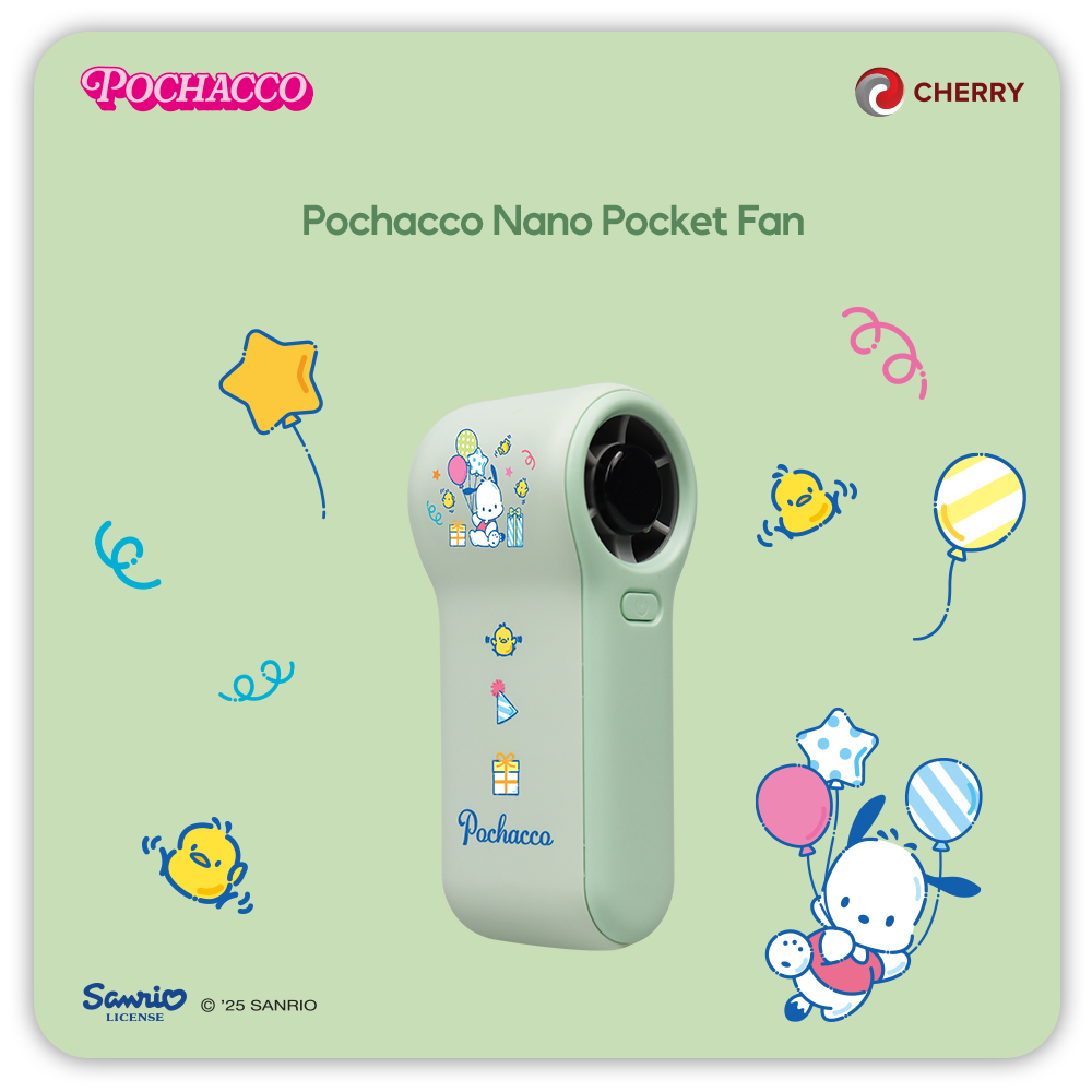 Sanrio Characters and CHERRY Nano Pocket Fan - Image 4