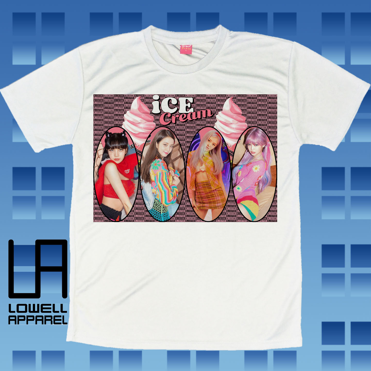 blackpink ice cream t shirt
