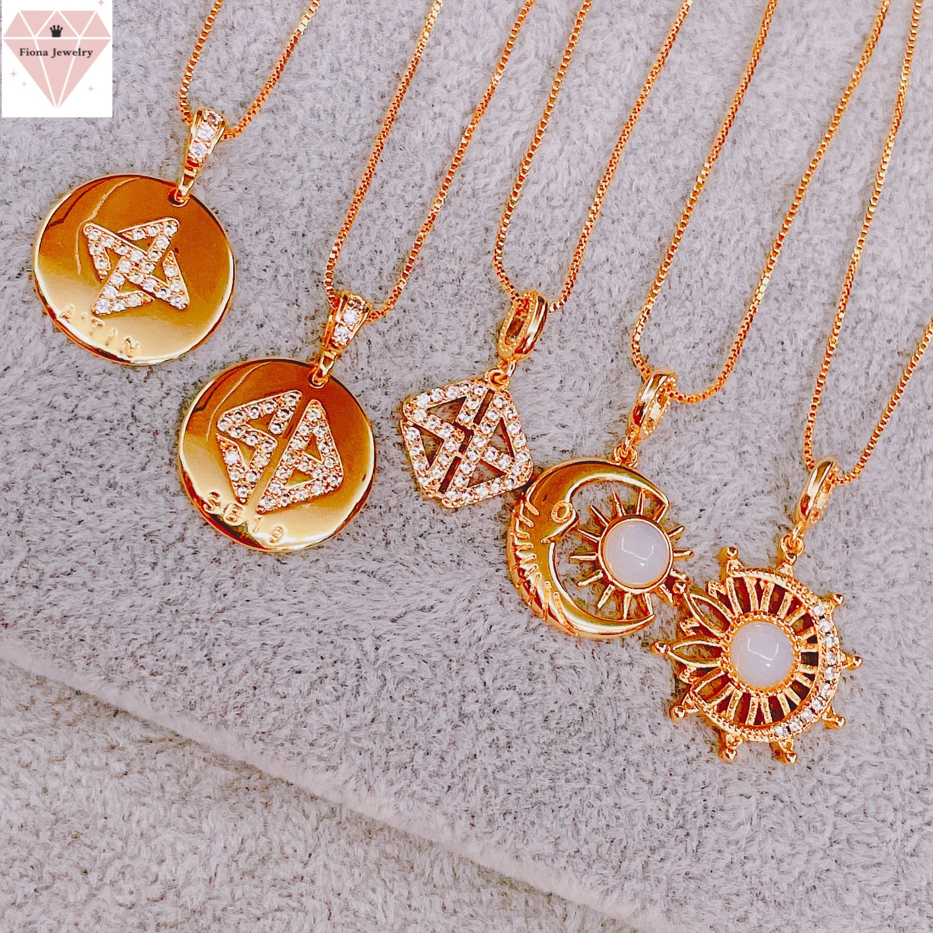 Fiona Jewelry 18K Rose gold Plated SB19 MAPA A'tin Inspired