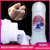 "White Semen-Like Lubricant for Anal Play - "