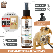 Martina's Tick and Flea Spray - Organic and Lick Safe