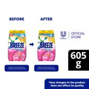 Breeze Powder Detergent with Rose Gold Perfume 630g Pouch