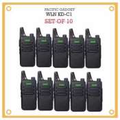 Wln kd-c1 set of 10 portable two way radio