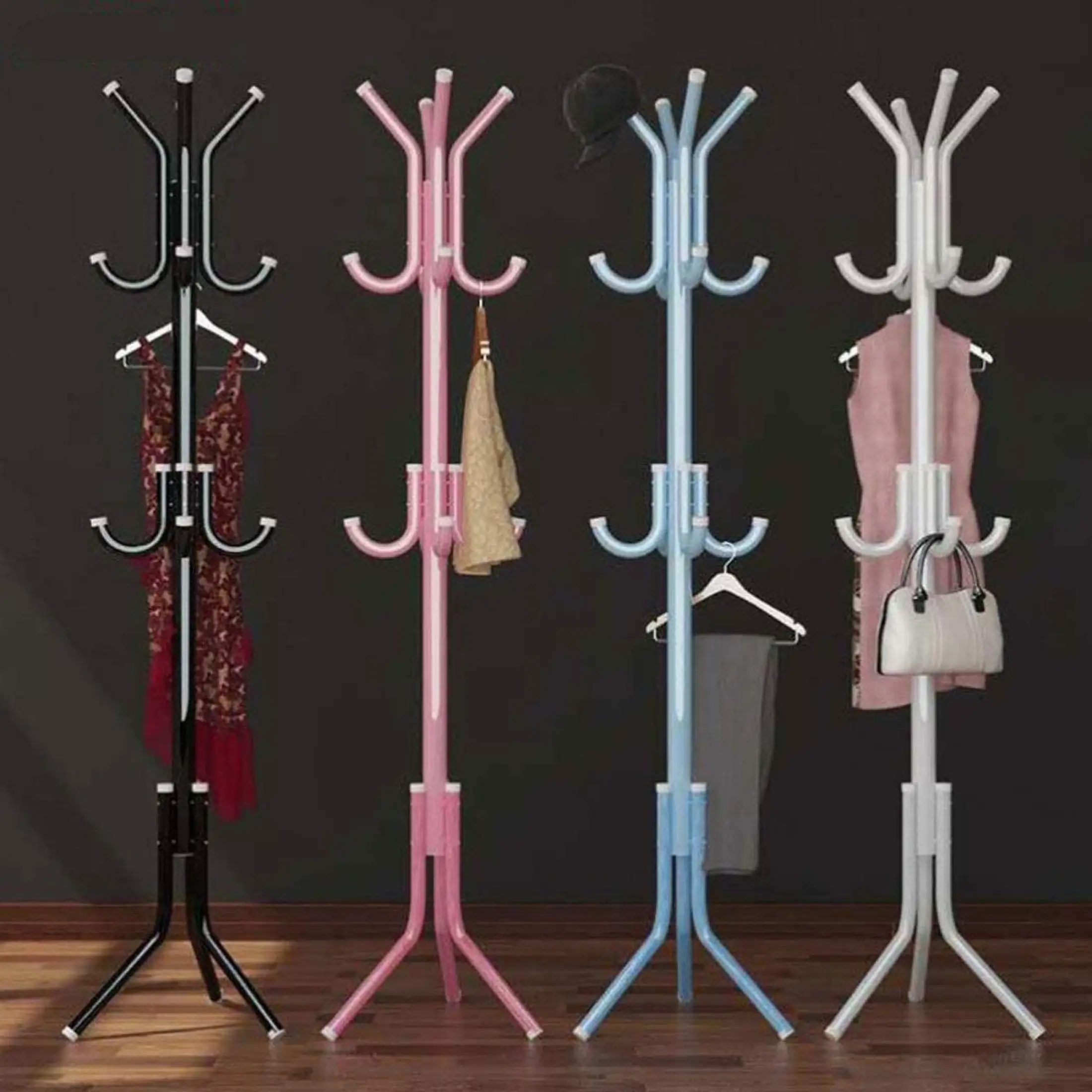 Adjustable Sizes Coat Stand Floor Clothes Rack Standing Modern Coat Hanger Decoration Furniture For Home Office Hall Entryway Lazada Ph