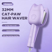 Dreepor Large Wave Curling Iron - Mermaid Hair Styling Tool
