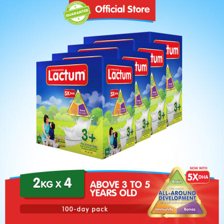 Lactum 3+ Plain 8kg Milk Drink for 3-5 year olds