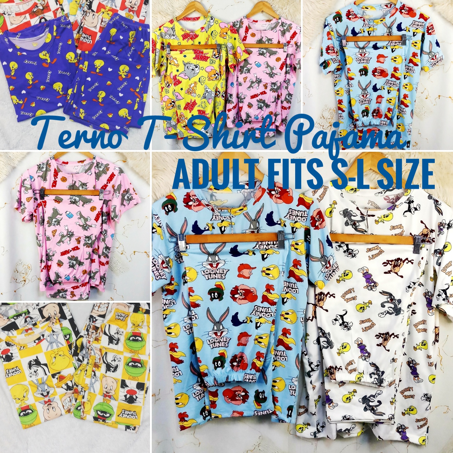 Looney tunes discount pajamas for adults